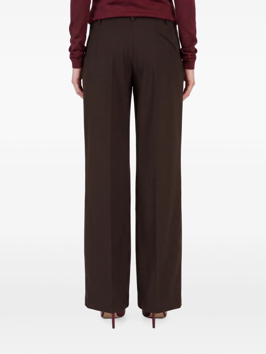 Pantaloni eleganti FEDERICA TOSI maro - Img 3