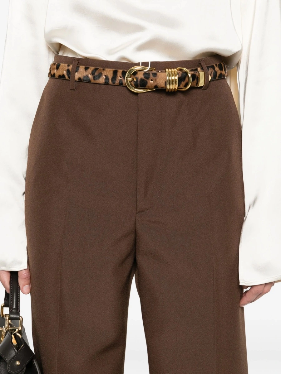 Pantaloni eleganti Gucci maro - Img 5