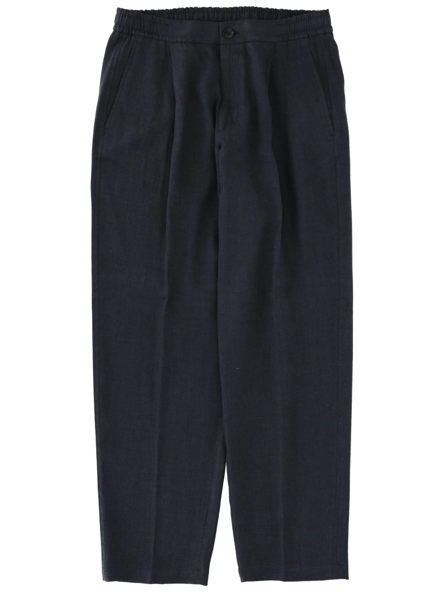 Pantaloni eleganti Herno albastri - Img 2