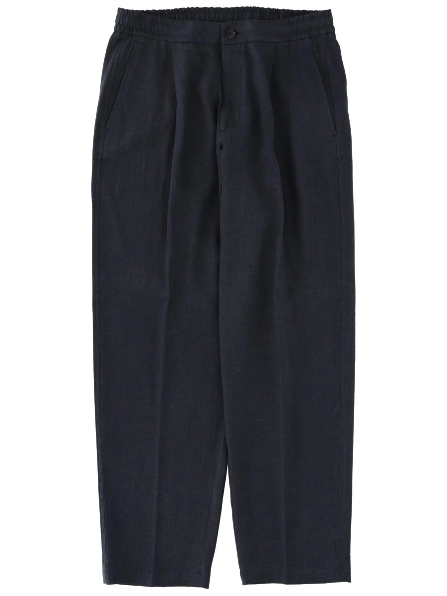 Pantaloni eleganti Herno albastri - Img 2