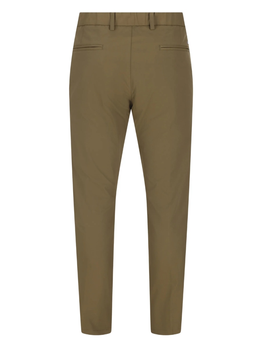 Pantaloni eleganti Herno verzi din polyester - Img 2
