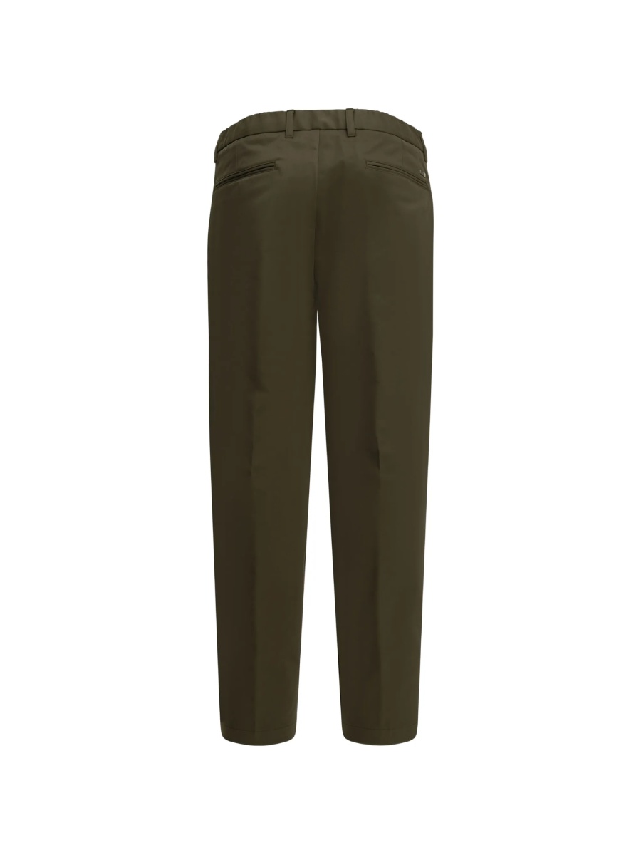 Pantaloni eleganti Herno verzi din polyester - Img 2