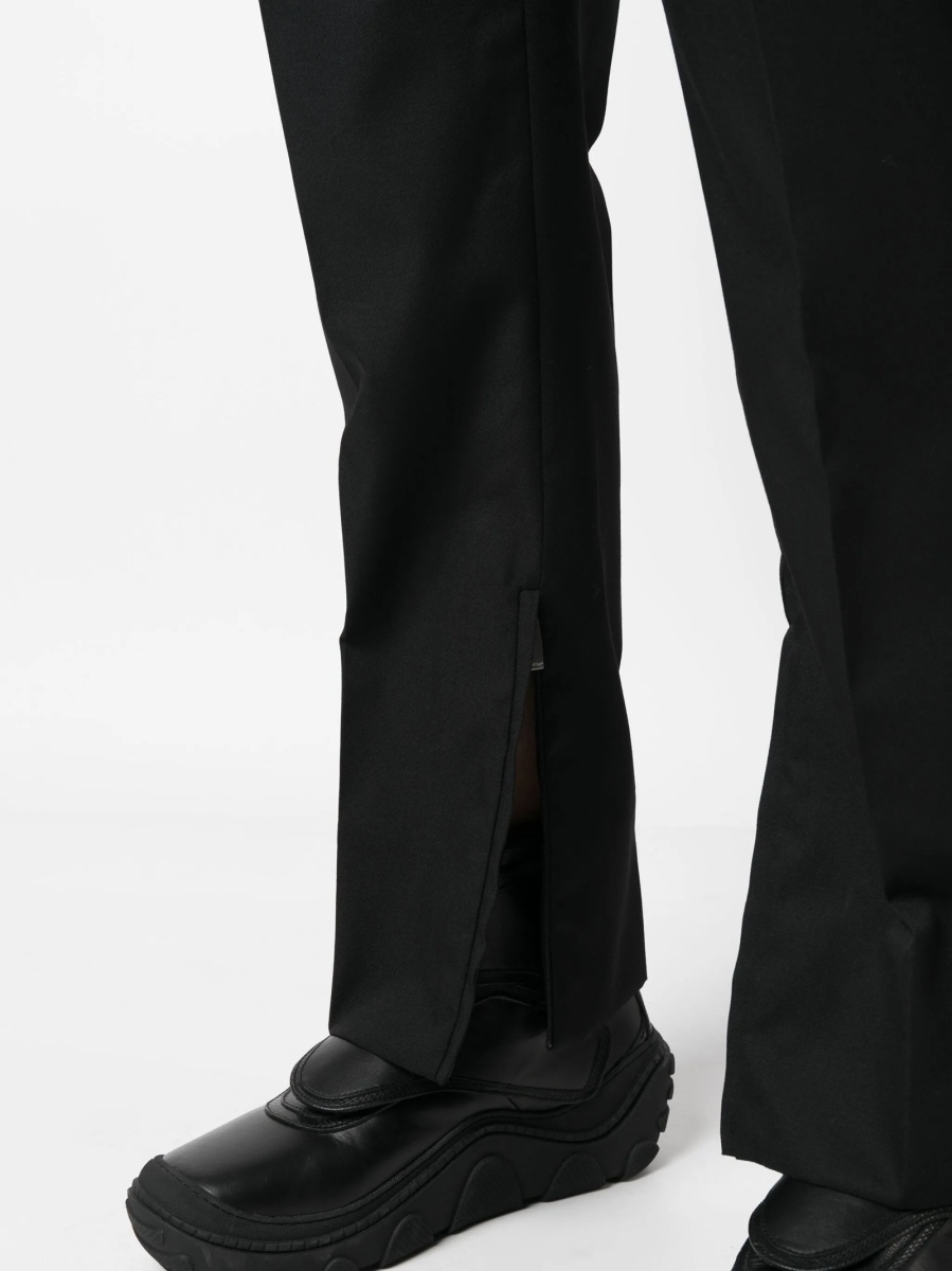 Pantaloni eleganti Off-White negri din lana - Img 5