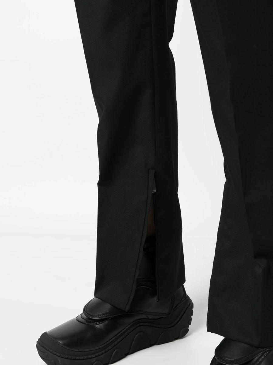Pantaloni eleganti Off-White negri din lana - Img 5