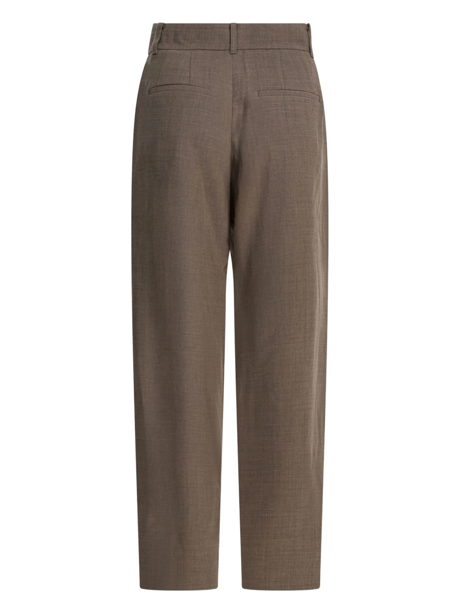 Pantaloni eleganti Sandbeige maro - Img 2