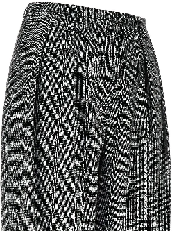 Pantaloni Emporio Armani gri din lana - Img 2