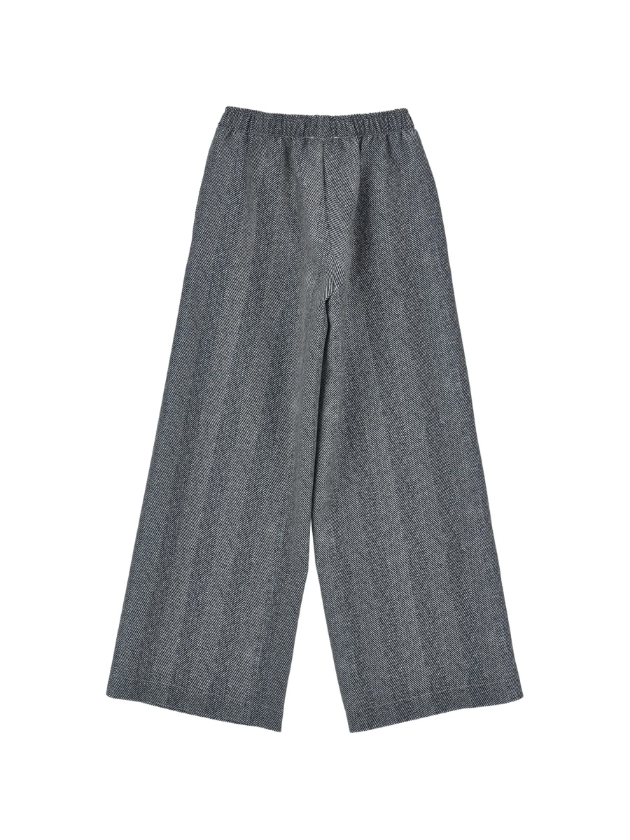Pantaloni Ermanno Scervino Kids gri din polyester - Img 2