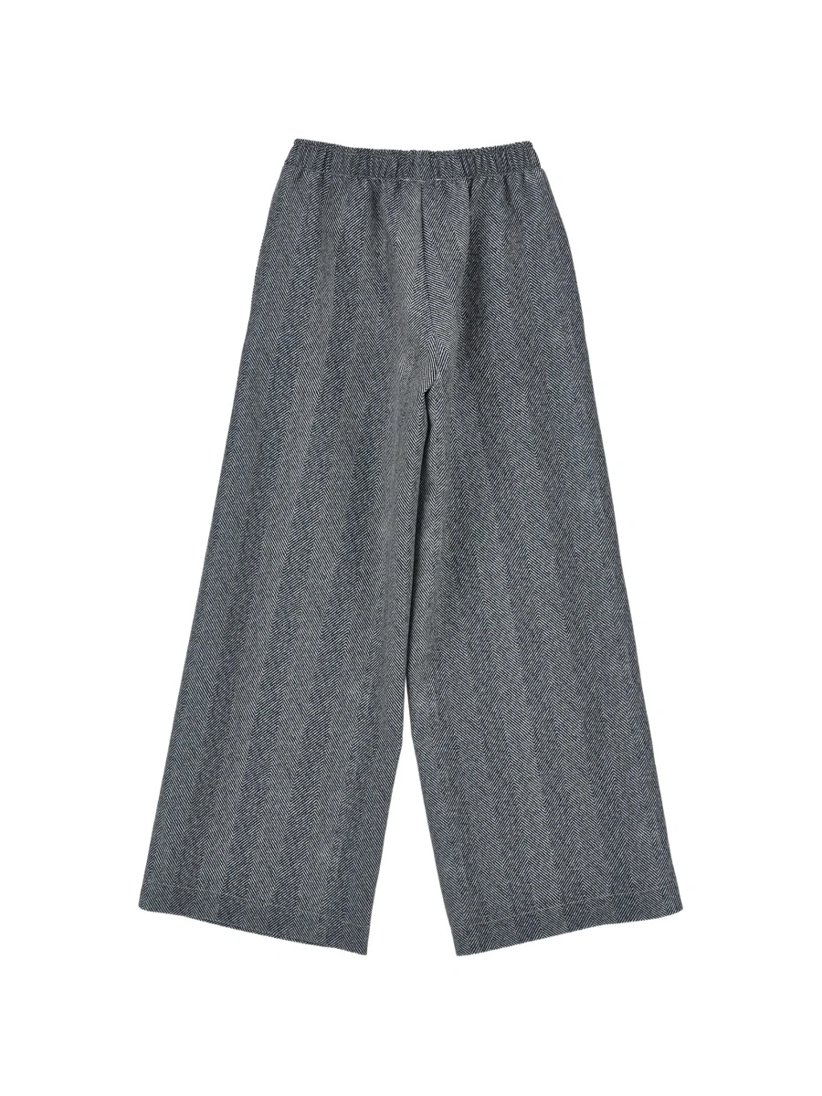 Pantaloni Ermanno Scervino Kids gri din polyester - Img 2