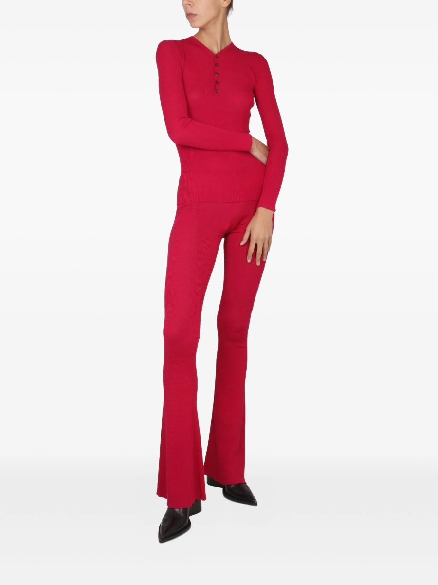 Pantaloni evazati DSQUARED2 roz - Img 2