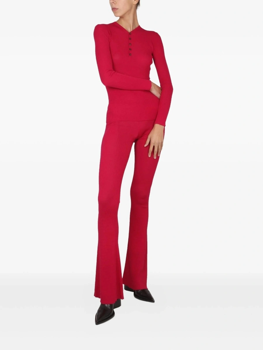 Pantaloni evazati DSQUARED2 roz - Img 2