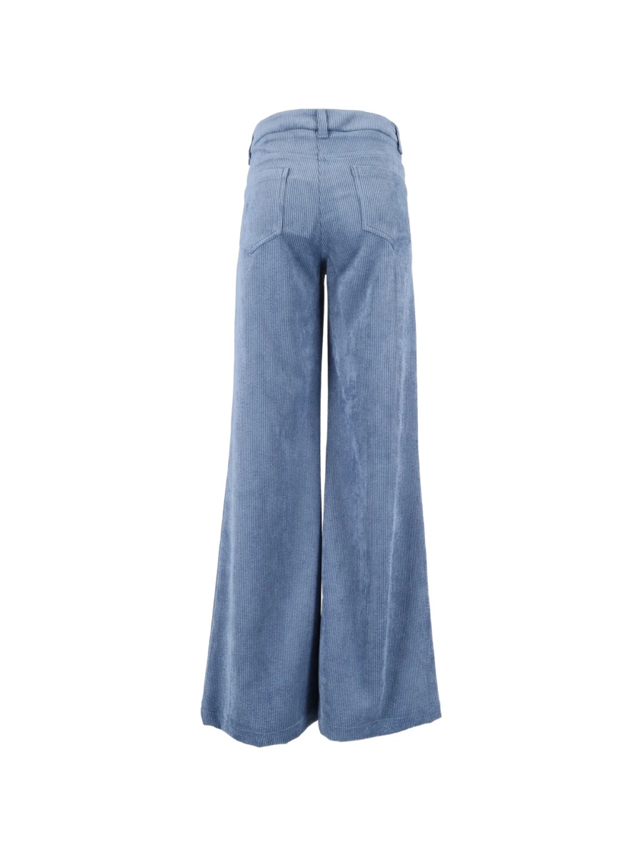 Pantaloni evazati Ermanno Scervino albastri - Img 2