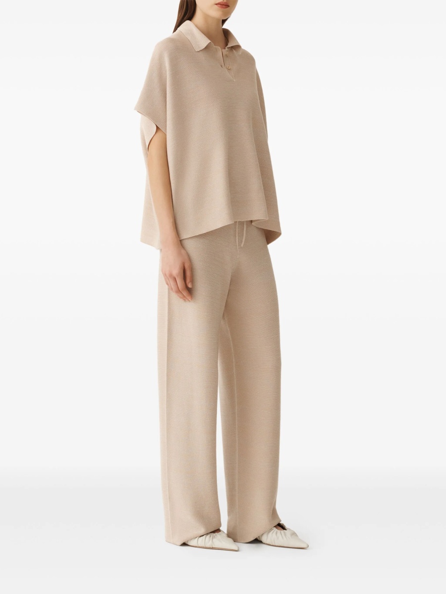 Pantaloni evazati Fabiana Filippi maro - Img 2