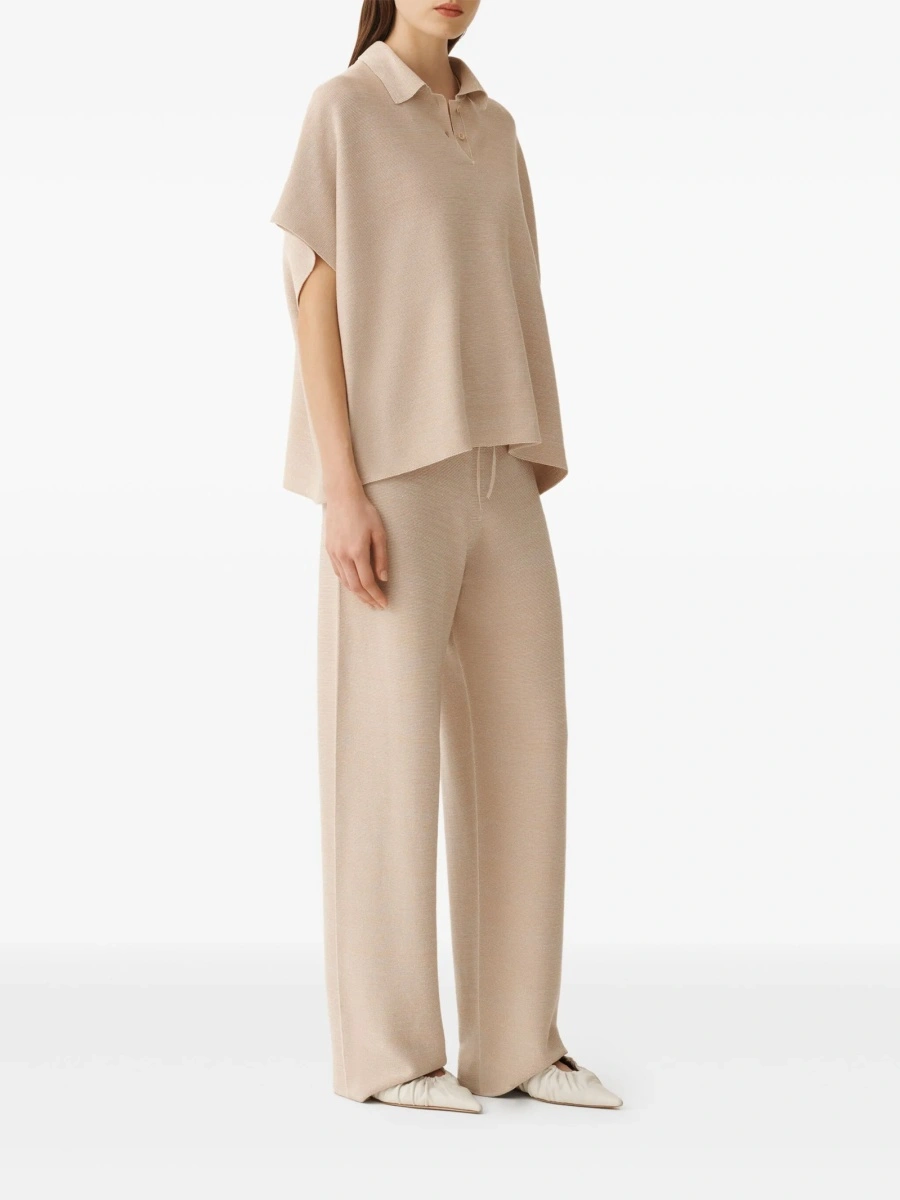 Pantaloni evazati Fabiana Filippi maro - Img 2