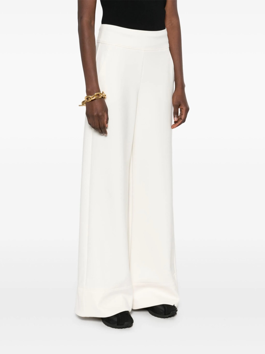 Pantaloni evazati Max Mara albi - Img 3