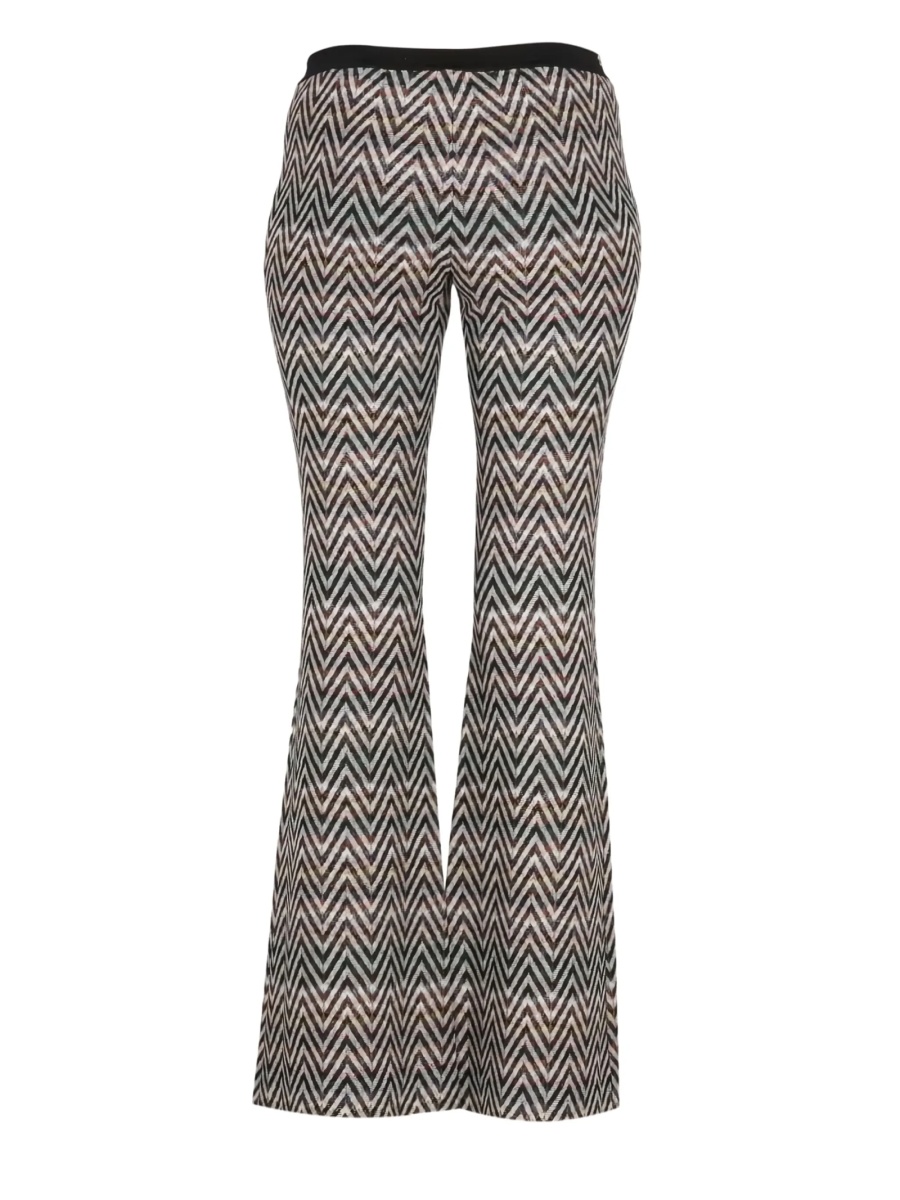 Pantaloni evazati MISSONI BEACHWEAR neutri - Img 2