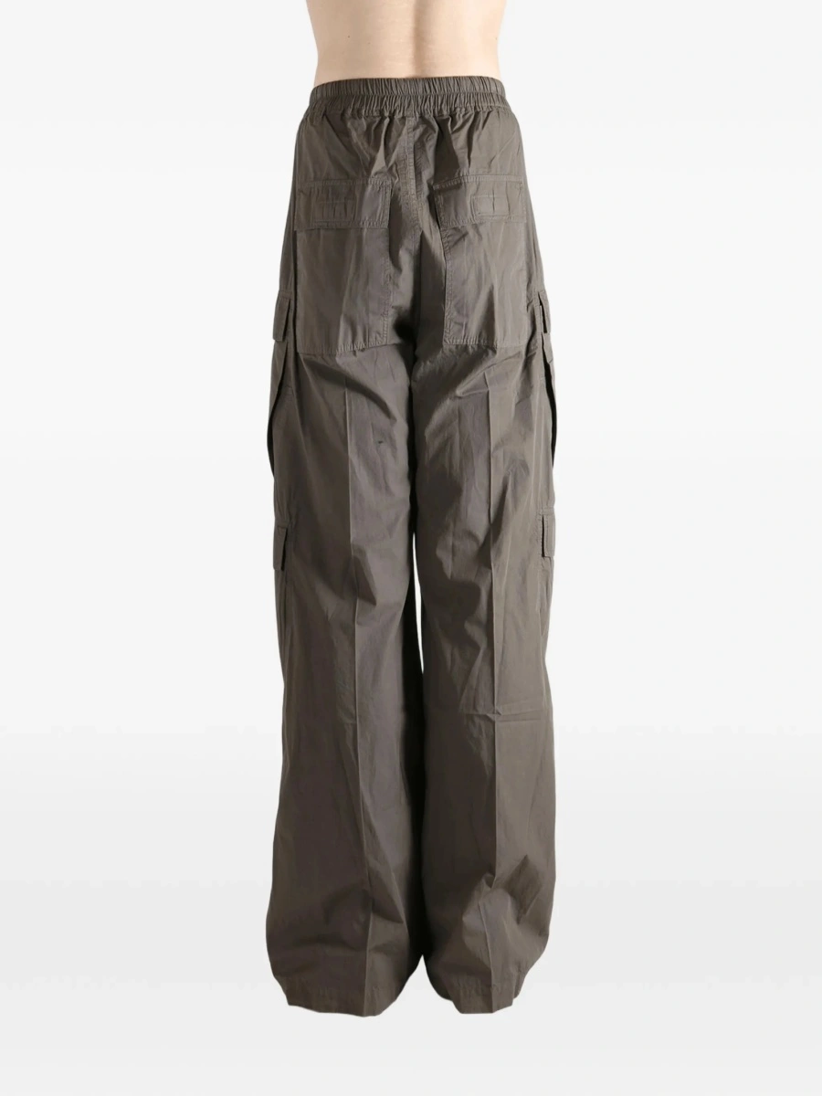 Pantaloni evazati Rick Owens maro - Img 4