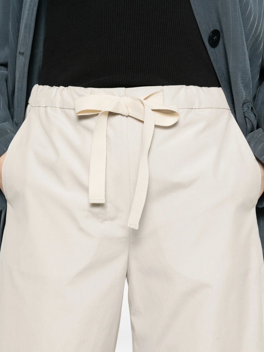 Pantaloni evazati S MaxMara neutri - Img 5