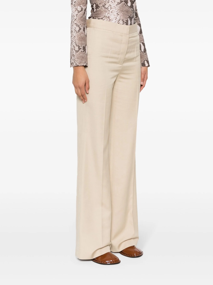 Pantaloni evazati Stella McCartney neutri - Img 3