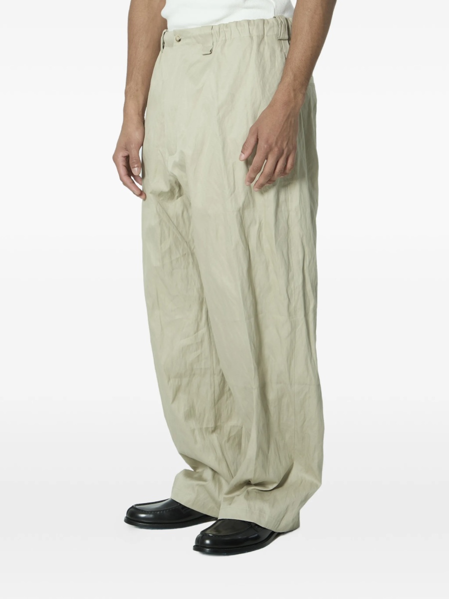 Pantaloni evazati Willy Chavarria neutri - Img 3