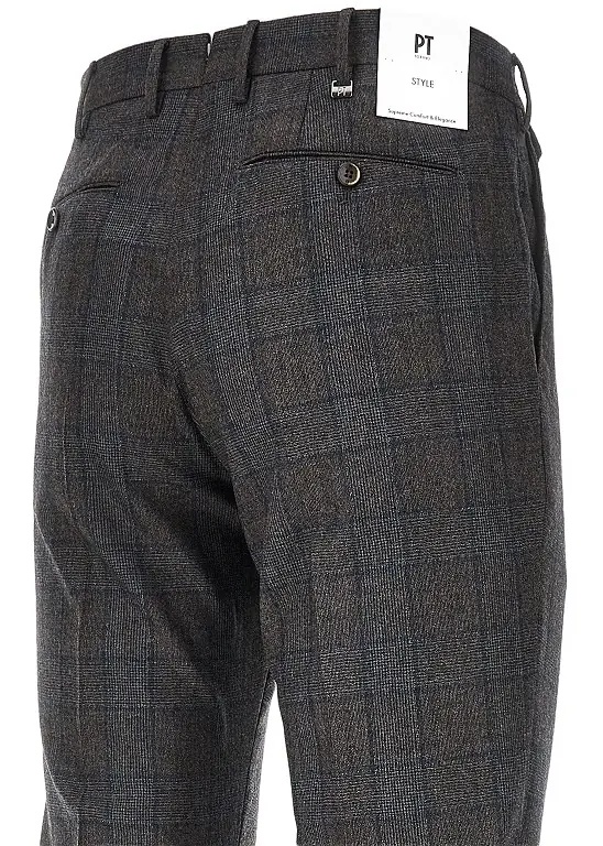 Pantaloni 'Gentleman Fit' wool and cashmere pants - Img 4