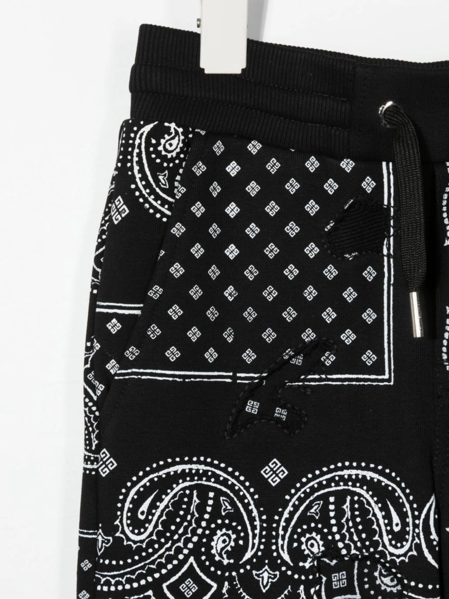 Pantaloni Givenchy negri din bumbac si polyester - Img 3
