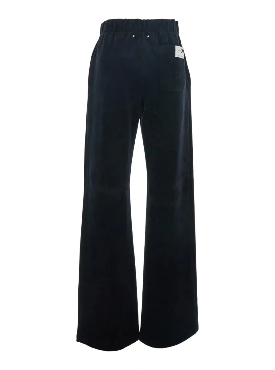 Pantaloni Golden Goose negri din bumbac - Img 2