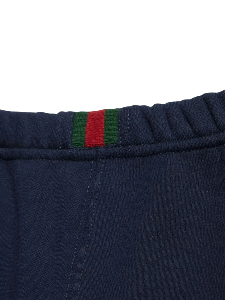 Pantaloni Gucci albastri din bumbac - Img 5