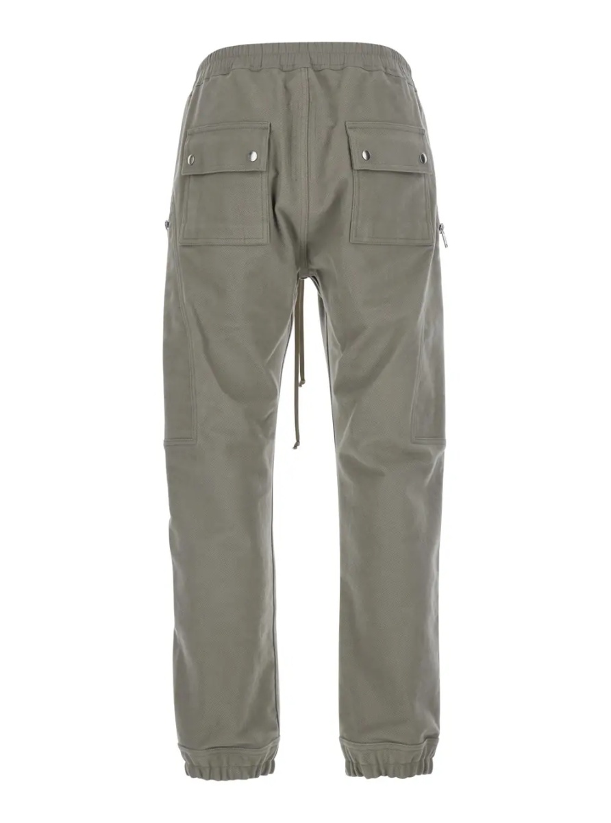Pantaloni 'Heizer' Grey Pants with side zip cargo pockets in cotton for men - Img 2