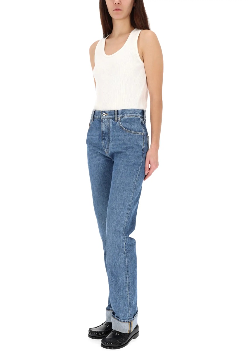Pantaloni "Indigo Vintage" Straight Jeans - Img 2