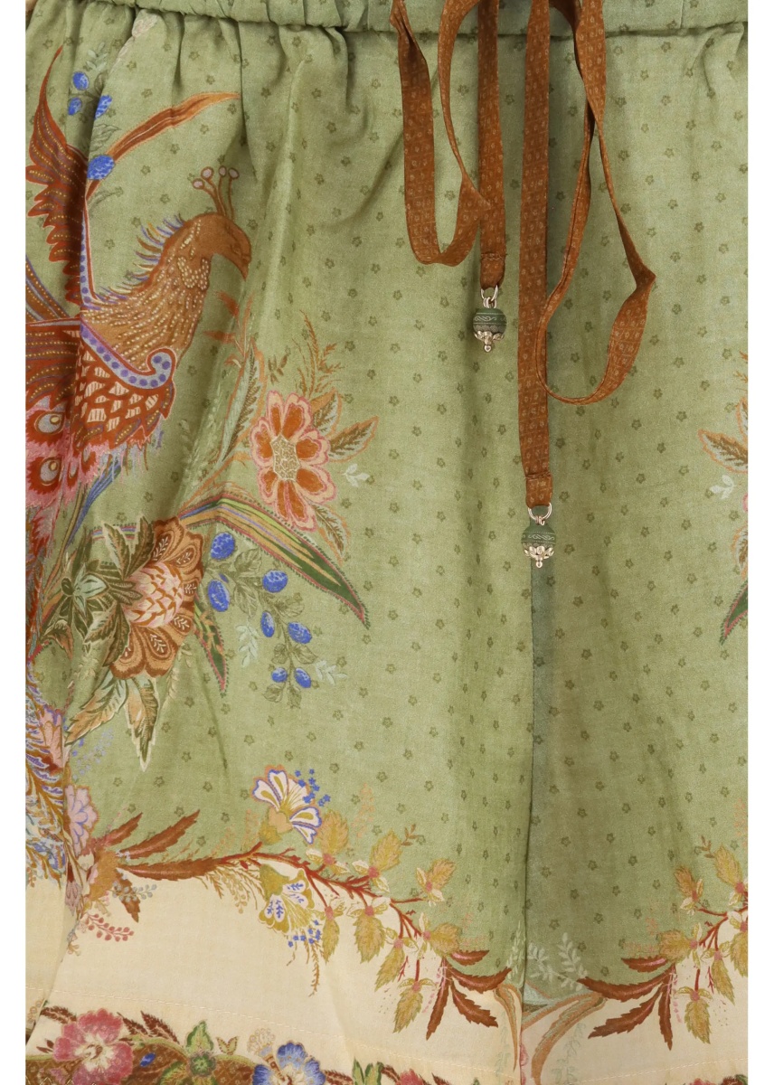 Pantaloni Indra relaxed silk drawstring Shorts - Img 3
