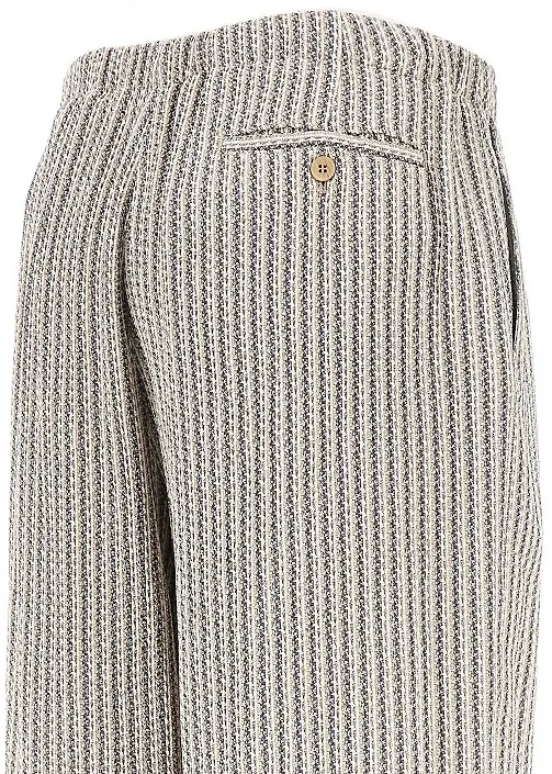 Pantaloni Jacquard viscose loose pants - Img 4