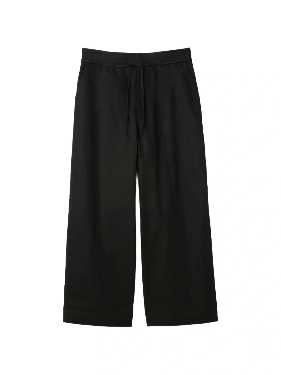 Pantaloni JACQUEMUS negri din bumbac - Img 8