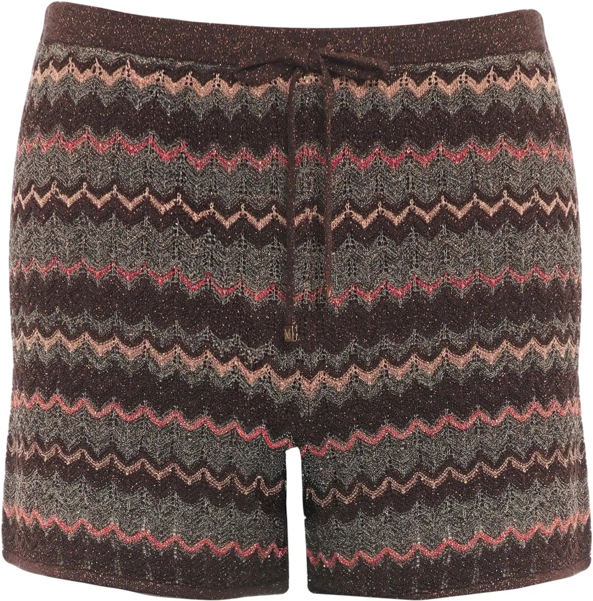 Pantaloni Knit shorts with lurex details - Img 2