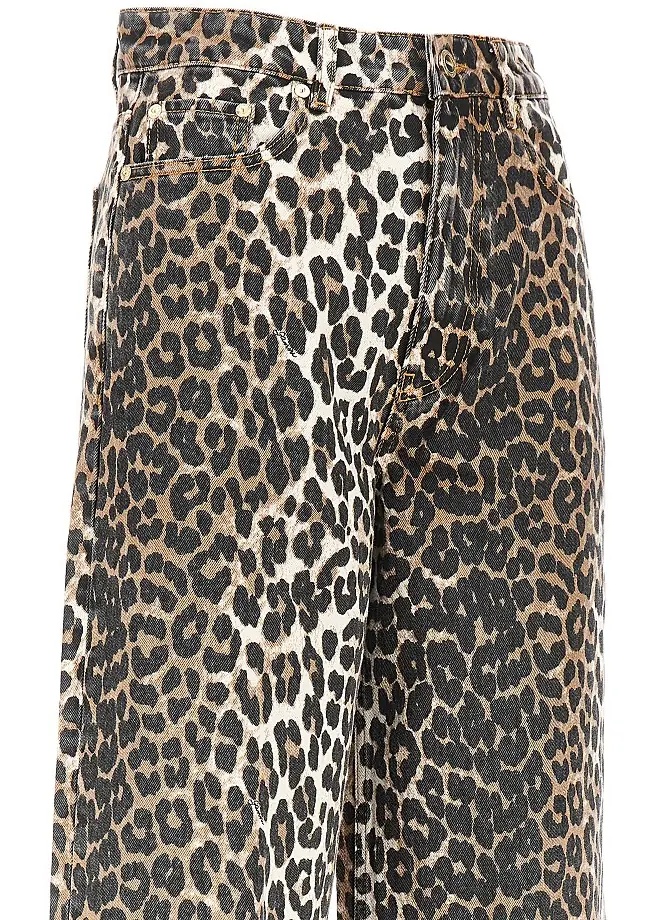 Pantaloni Leopard-print 'Lari' jeans - Img 2