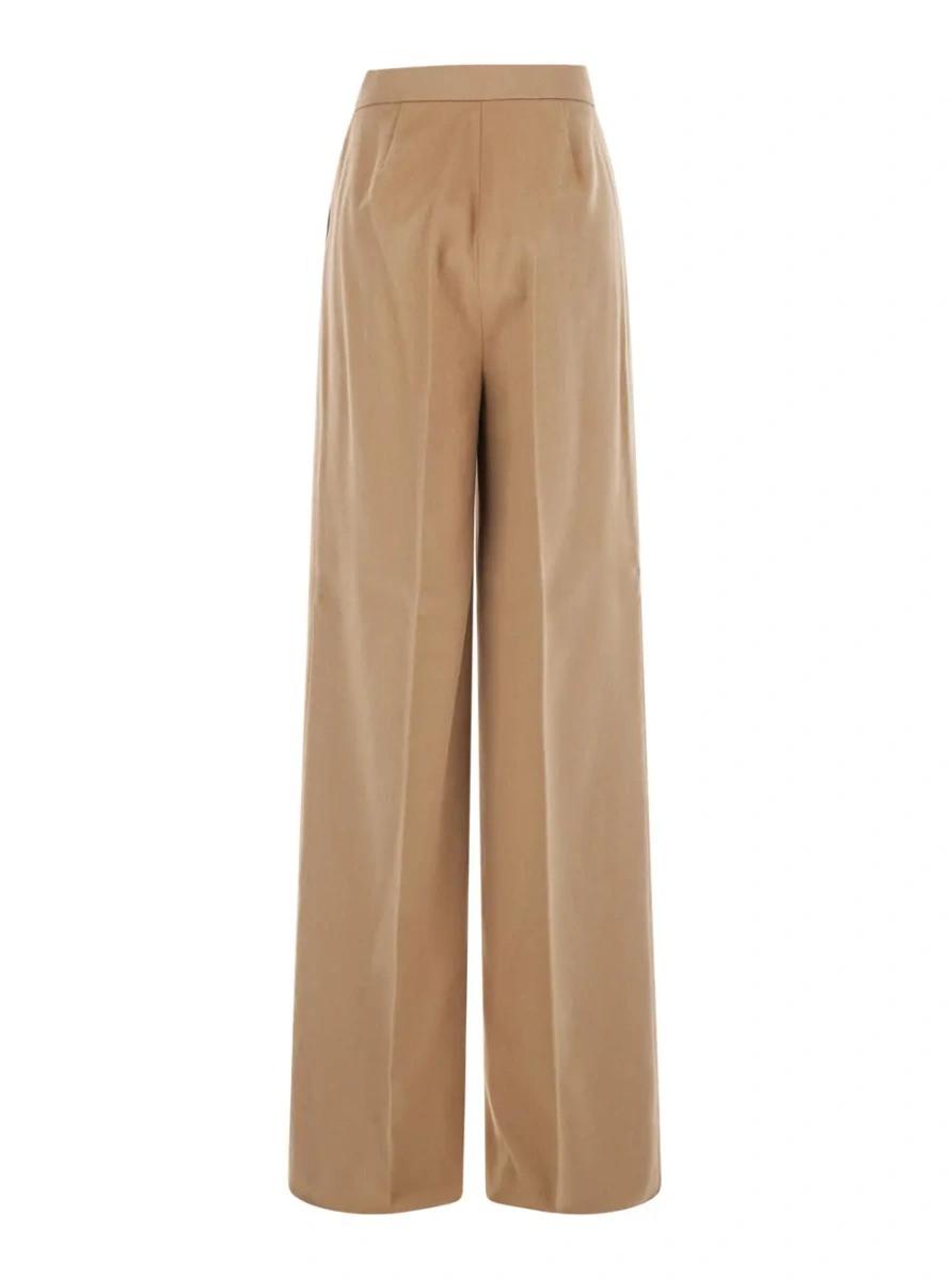 Pantaloni MAX MARA Pants MXMFILATO in Fabric and beige unisex - Img 2