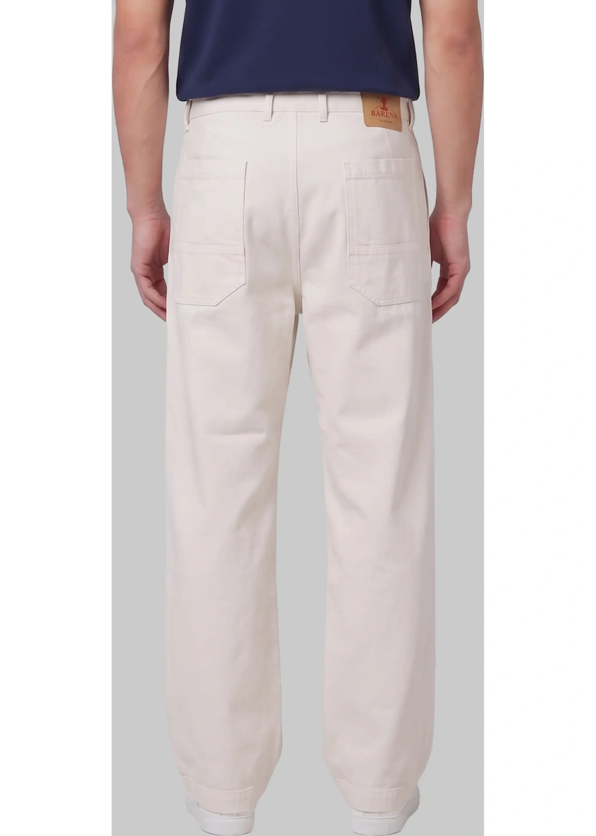 Pantaloni Mazengo Maretta Ecru Pants - Img 3