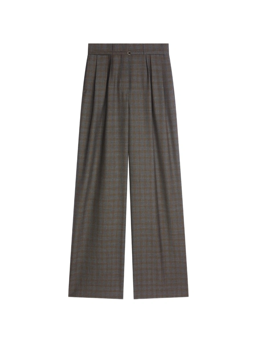 Pantaloni 'PECHA' Brown High-waisted Pants with Striped Motif in for Women - Img 7