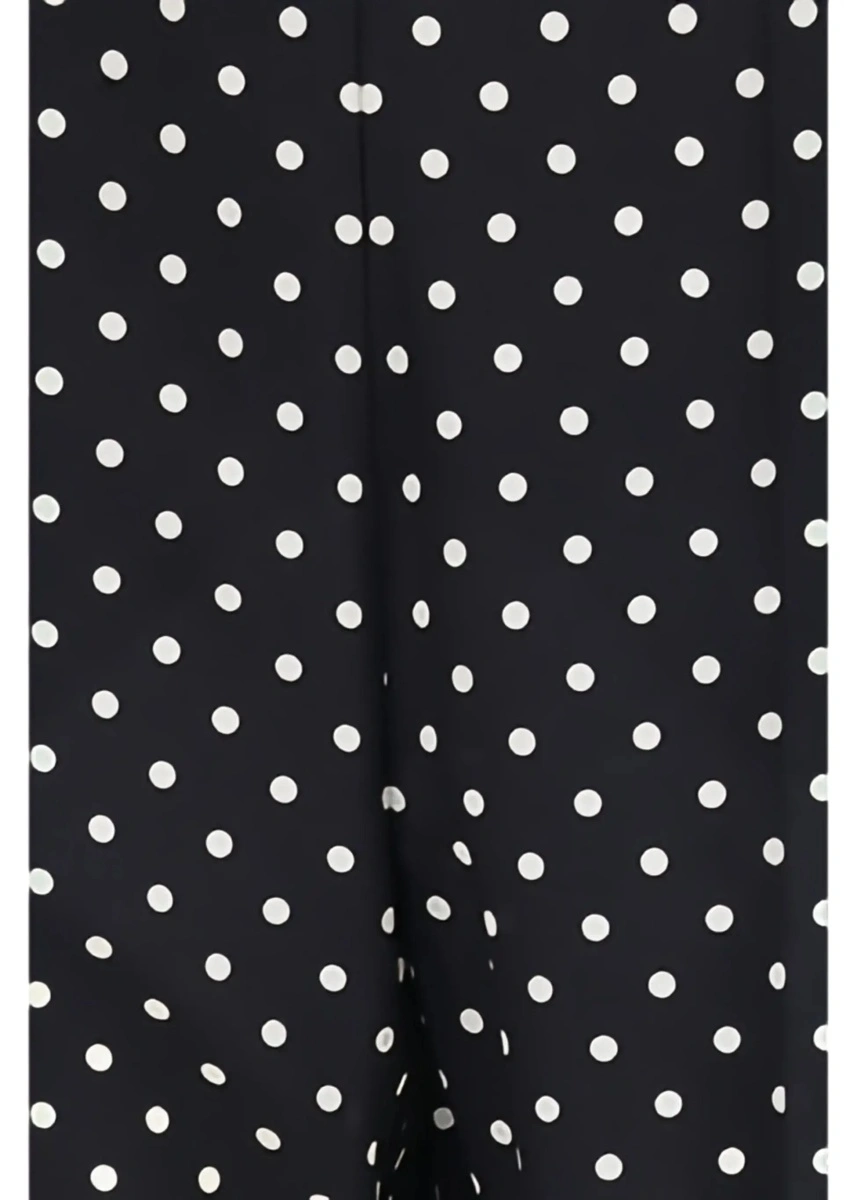 Pantaloni Polka-dot crêpe de chine Pants - Img 5