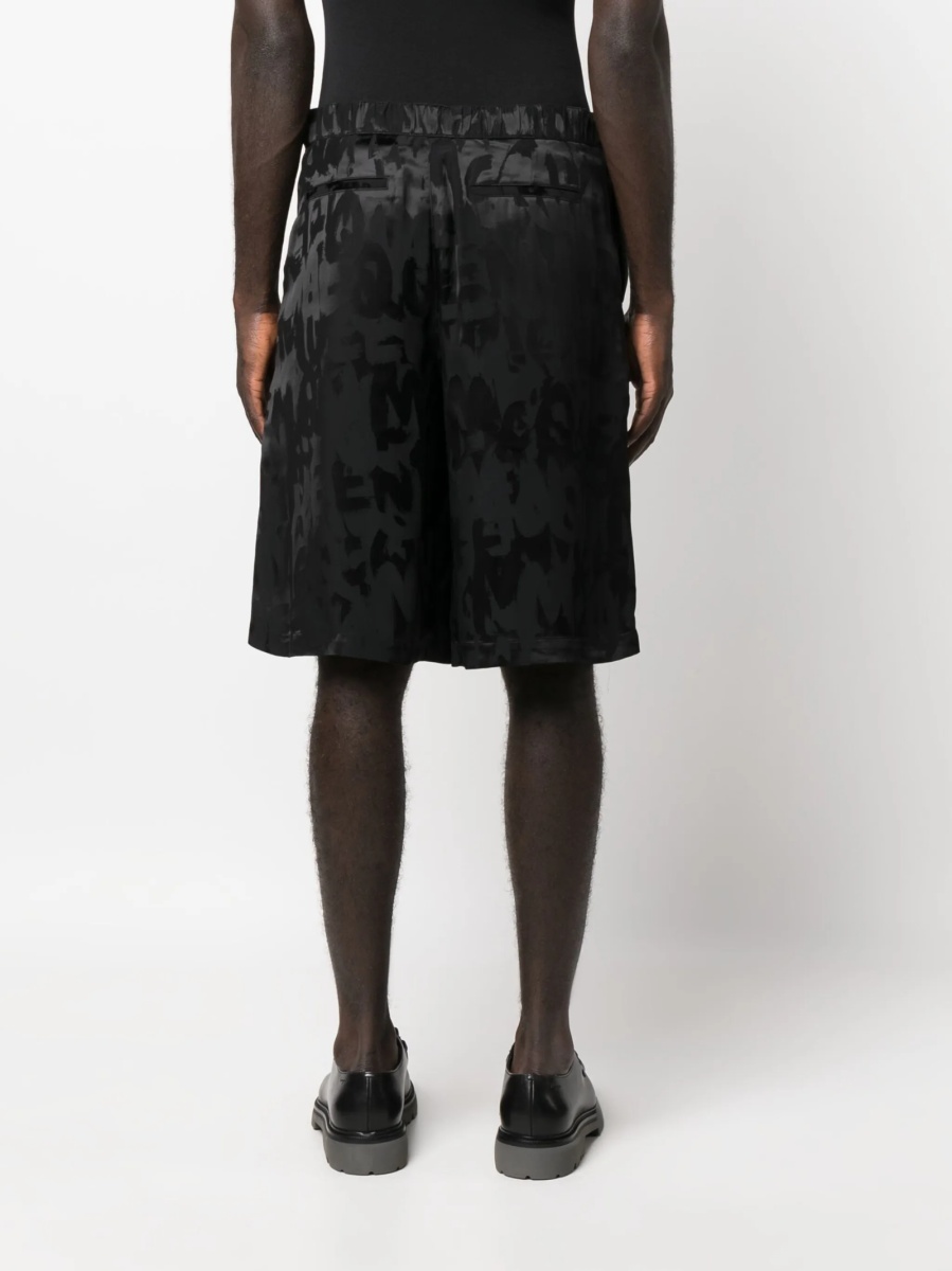 Pantaloni scurti Alexander McQueen negri - Img 4