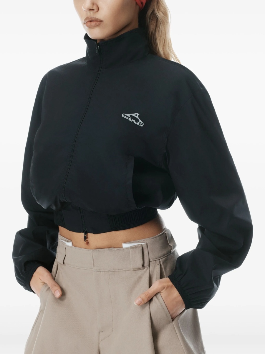 Pantaloni scurti Alexander Wang neutri din polyester si bumbac - Img 4