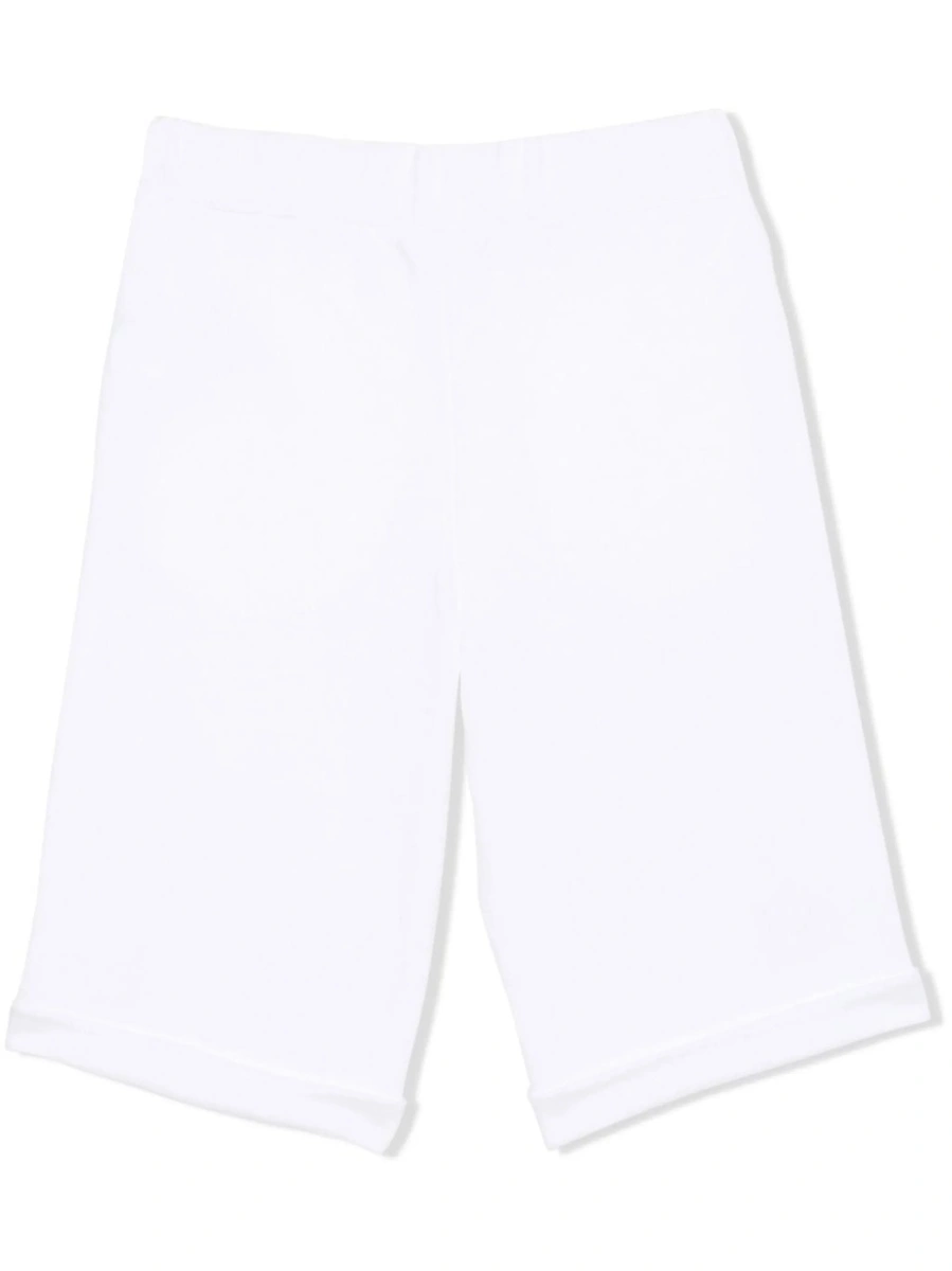 Pantaloni scurti Balmain albi - Img 2