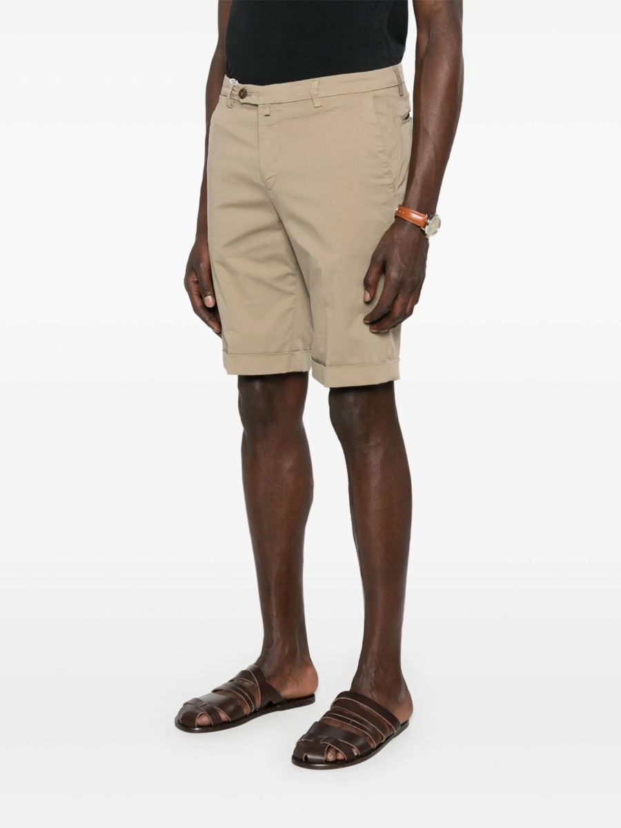 Pantaloni scurti Briglia neutri din bumbac si elastan - Img 3