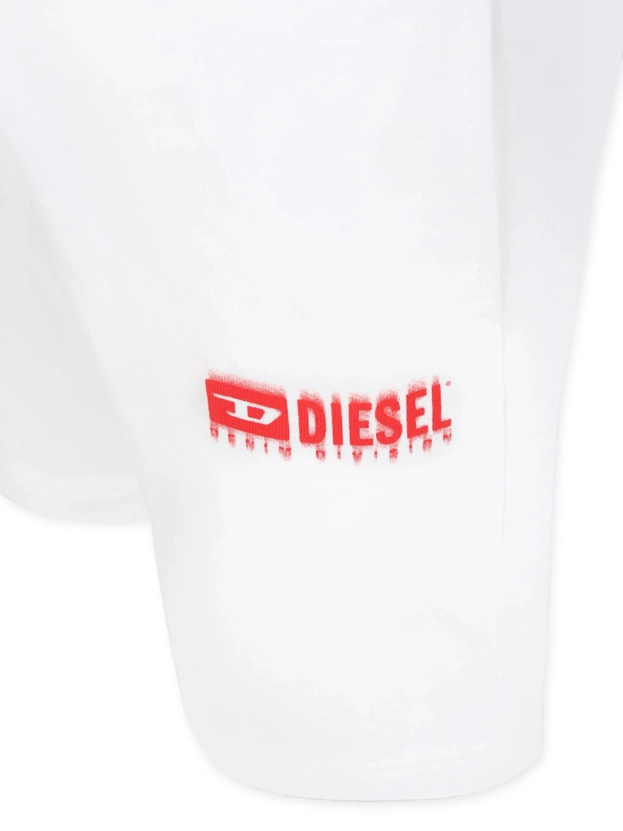 Pantaloni scurti Diesel albi - Img 3