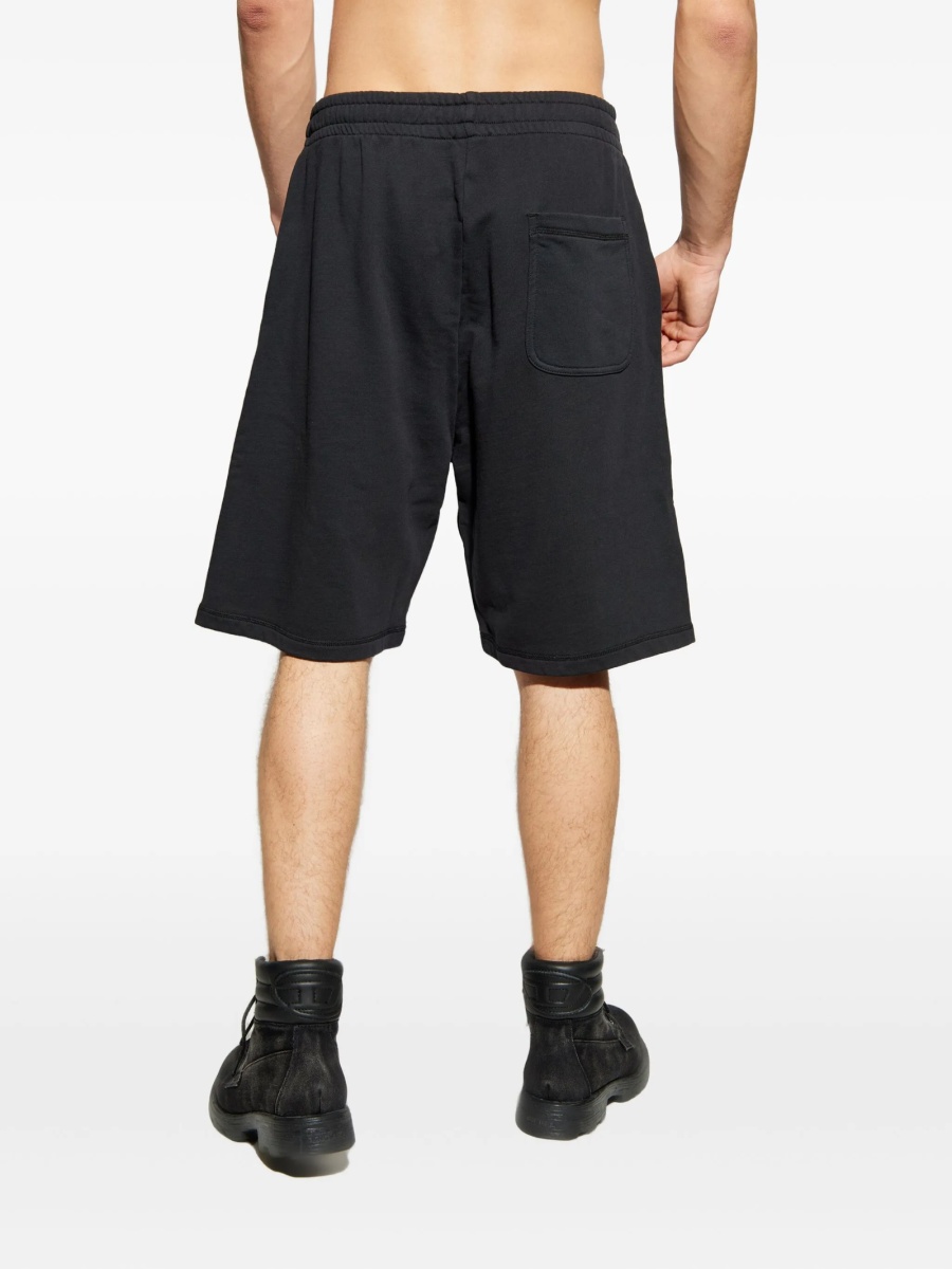 Pantaloni scurti Diesel negri din bumbac - Img 4