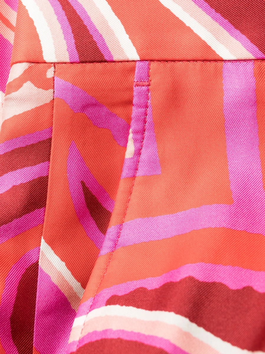 Pantaloni scurti ETRO roz din matase - Img 5