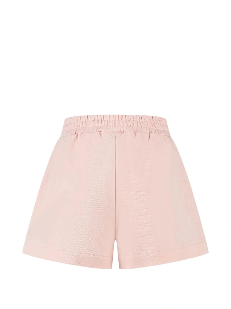 Pantaloni scurti Fendi roz din bumbac - Img 4