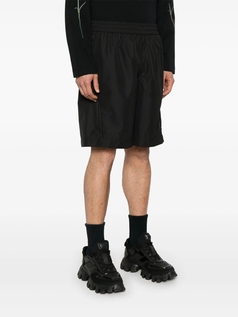 Pantaloni scurti Givenchy negri din polyester - Img 3