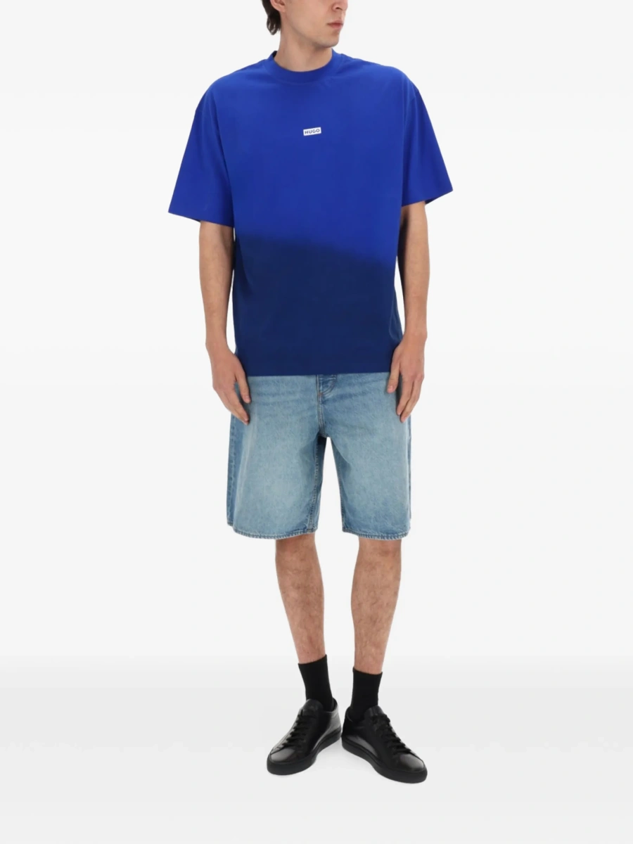 Pantaloni scurti Hugo Boss albastri - Img 2