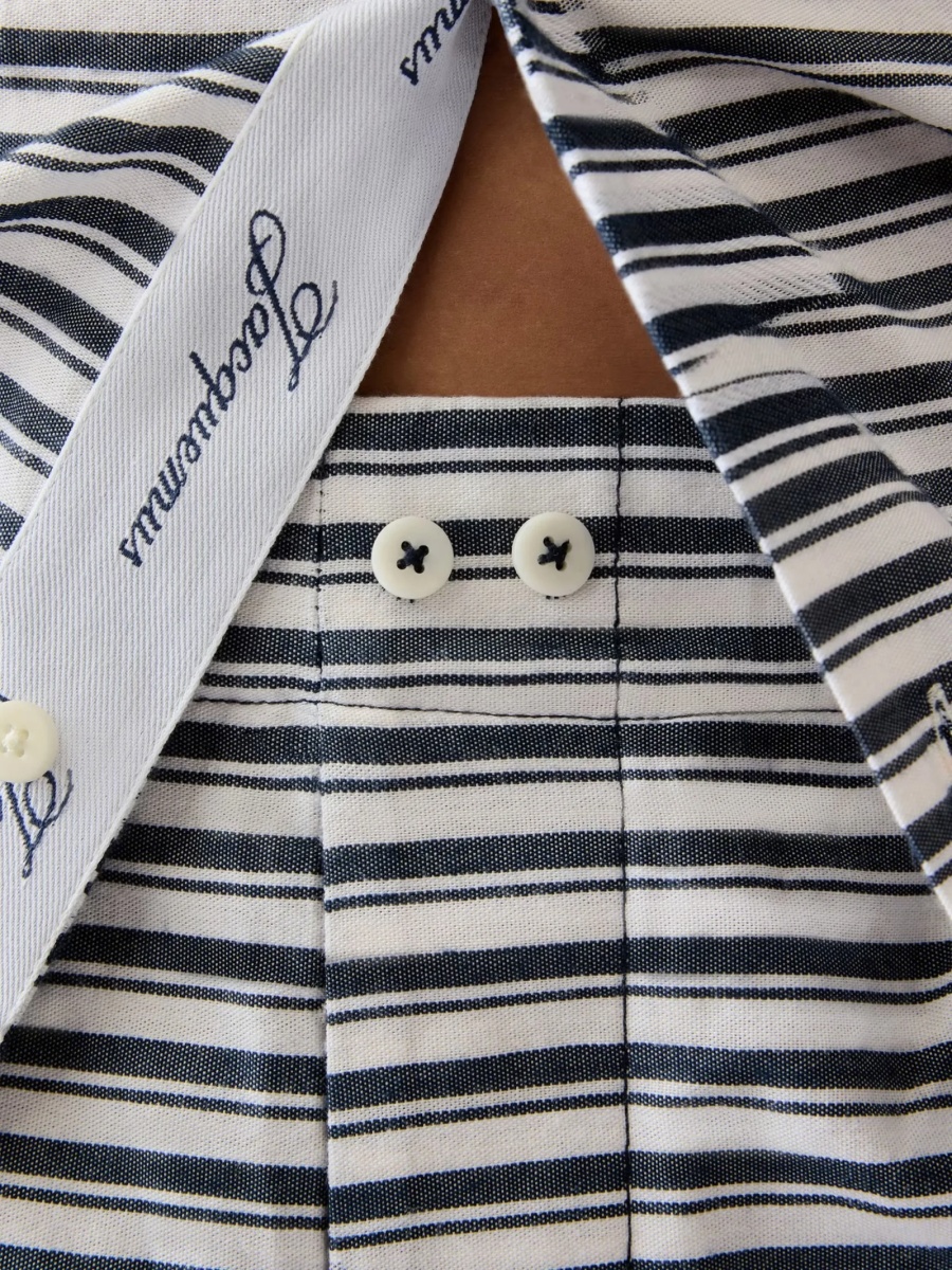 Pantaloni scurti JACQUEMUS albi din bumbac - Img 3