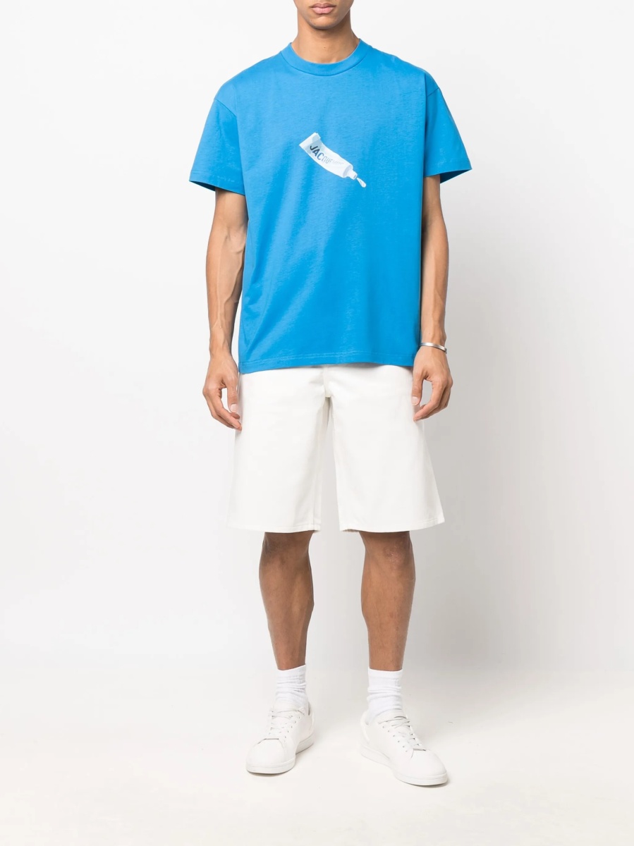 Pantaloni scurti Jil Sander albi - Img 2